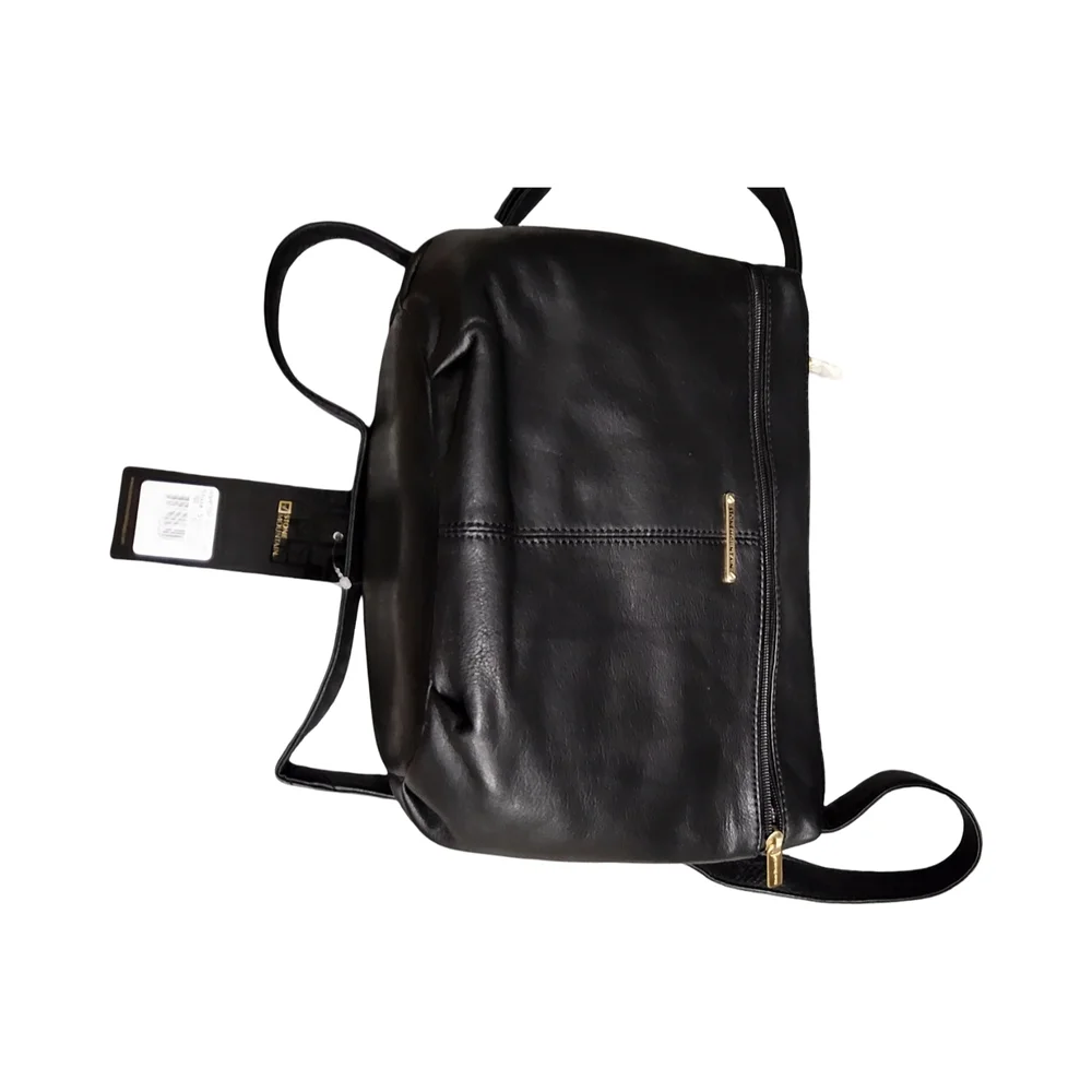 New Stone Mountain Hampton Multi Compartment black Hobo Bag